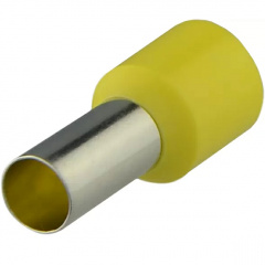 Наконечники НТ 16,0-12 жовті (100шт) трубчасті ізольовані Аско Укрем (A0060010146) Черкаси
