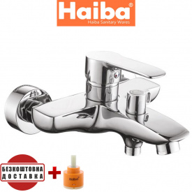 Смеситель для ванны короткий нос HAIBA Columbia Chr-009