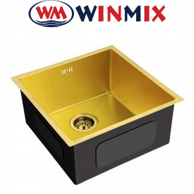 Кухонная мойка Winmix WM 4843-220x1.0-PVD-GOLD