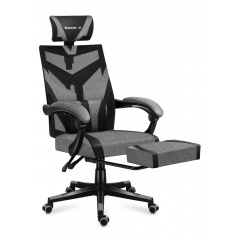 Комп'ютерне крісло HUZARO Combat 5.0 Grey тканина Ровно
