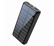 Повербанк с солнечной батареей Xionel YD-692S 20000 mA УМБ Power Bank Черный (10454-50371)