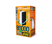 Универсальная мобильная батарея Remax 80000mAh Black and White (1259615310)