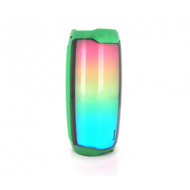 Портативная колонка Bluetooth динамик PULSE 4 LED, 10W, 4000mAh, дистанция-10m, Green, Corton BOX