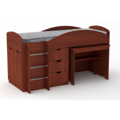 Двухъярусная кровать с выкатным столом Компанит Универсал яблоня Херсон