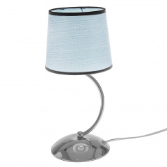 Настольная лампа минимализм Brille 60W BKL-650 Хром Черкаси