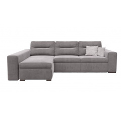 Угловой левосторонний диван Andro Ismart Cool Grey 289х190 см Серый 286PCGL Вишневе