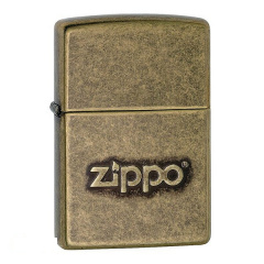 Зажигалка Zippo Antique Brass Stamped (28994) Хмельницкий