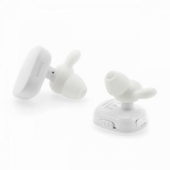 Беспроводные Bluetooth наушники Baseus Encok W02 со встроенным микрофоном NGW02-02 Белые (7607146182) Ровно