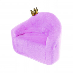 Детское кресло Zolushka Принцесса 50см Фиолетовое (ZL450) Ясногородка