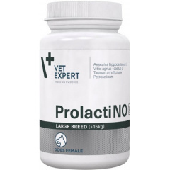 Пищевая добавка при ложной беременности у собак больших пород VetExpert ProlactiNO Large Breed от 15 кг 40 таблеток (5902768346138) Дніпро