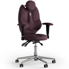 Кресло KULIK SYSTEM TRIO Ткань с подголовником без строчки Фиолетовый (14-901-BS-MC-0509) Житомир