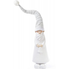 Фигура новогодняя ceramic Santa в вязаной колпаке Bona DP42669 Кривой Рог