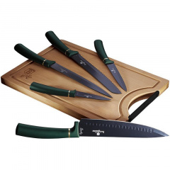 Набор ножей с доской Berlinger Haus Emerald Collection (BH-2551) Киев