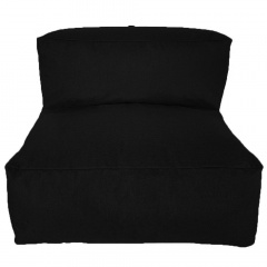 Бескаркасный модульный диван Блэк Прямой Tia-Sport (sm-0945-8) черный Оріхів