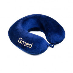 Дорожняя подушка для путешествий Qmed Travelling Pillow Синяя Ровно