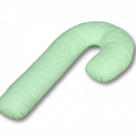 Подушка для беременных обнимашка Coolki Хлопок Мята 150 см