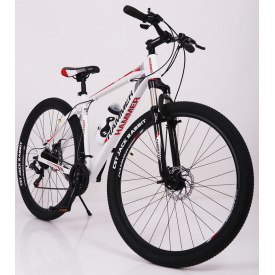 Горный Велосипед Найнер Hammer-29 Черно-Синий Shimano на рост от 190 см Бело-Красный