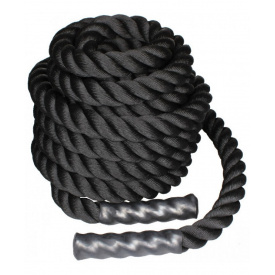 Канат LiveUp Battle Rope для кроссфита LS3676-9 (9 м Black)