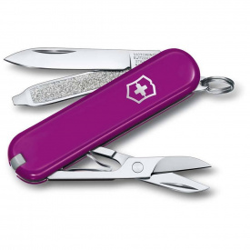 Складной нож Victorinox Classic SD Colors Tasty Grape 58 мм 7 функций Пурпурный (0.6223.52G)