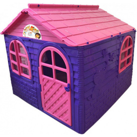 Детский игровой пластиковый домик со шторками Doloni 02550/1 129*129*120см