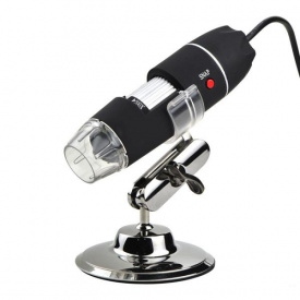 USB микроскоп цифровой Ootdty DM-1600 (0x-1600x) с LED подсветкой Черный (100094)
