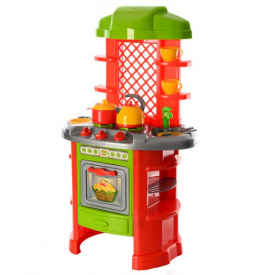 Детская игровая кухня ТехноК 25 предметов 82 х 50 х 29 см Разноцветный (11598)