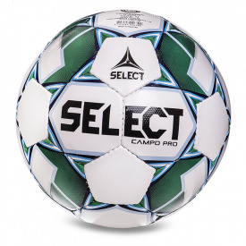 Мяч футбольный Campo Pro IMS CAMPO-PRO-W Select №5 Бело-зеленый (57429185)
