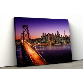 Картина на холсте KIL Art Мост в Сан-Франциско 81x54 см (228)
