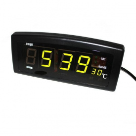 Настольные электронные часы Caixing Черный (CX-818-1)