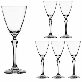 Набор бокалов для вина Lora Бесцветный H80-010 250ml