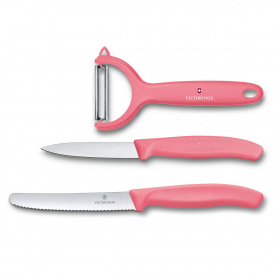 Набор Victorinox Swiss Classic Trend Colors Paring Knife Set with Tomato and Kiwi Peeler Светло-красный (6.7116.33L12)
