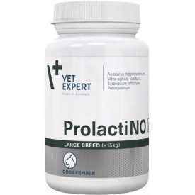 Пищевая добавка при ложной беременности у собак больших пород VetExpert ProlactiNO Large Breed от 15 кг 40 таблеток (5902768346138)