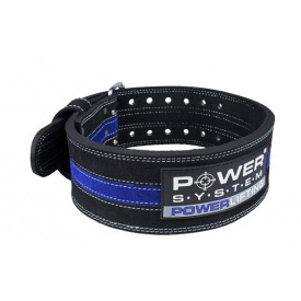Пояс для пауэрлифтинга Power System Power Lifting PS-3800 XL Black/Blue