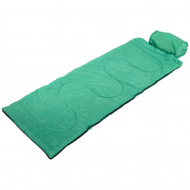 Спальный мешок одеяло с подголовником SP-Planeta UR SY-4840 195х70см Зеленый