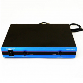 Радиосистема UKC UWP-200XL 2 радиомикрофона Black-Blue (3sm_1042885408)