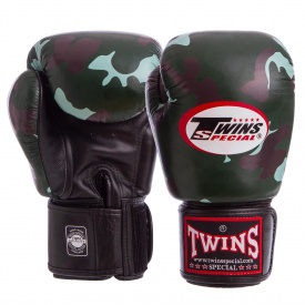 Перчатки боксерские TWINS FBGVL3-ARGN 16 Камуфляж Зеленый