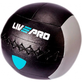 Мяч для кроссфита LivePro WALL BALL черный серый 3кг LP8100-3