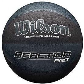Мяч баскетбольный Wilson REACTION Pro 29 NA/BL SZ 7 Черный (WTB10135XB07)