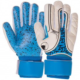 Перчатки вратарские с защитой пальцев Fdsport SP-Sport FB-2004 размер 10 Синий