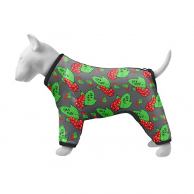 Дождевик для собак WAUDOG Clothes Калина S40 Разноцветный (5340-0228)