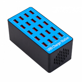 Мультизарядное устройство на 20 USB портов Digital Lion MCS-A5+, док-станция, 100W, blue