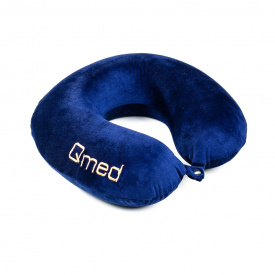 Дорожняя подушка для путешествий Qmed Travelling Pillow Синяя