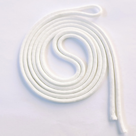 Шнур круглый плетеный Luxyart белый 5 мм диаметр 200 м (BF-5200)