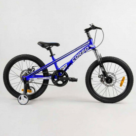 Велосипед подростковый двухколёсный 20" Corso Speedline синий MG-39427