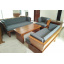 Комплект мягкой деревянной дубовой мебели два дивана, кресло и два столика JecksonLoft Джереми 0225 Бушево