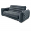 Флокированный диван трансформер 2 в 1 Intex 66552, 203 х 224 х 66 см Черный (66552) Вінниця