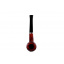 Курительная трубка B&B 1.8 x 3 см Черная с коричневым (BB033) Камень-Каширский