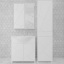 Комплект мебели Mikola-M Chaos с пеналом из пластика белый 50 см Винница