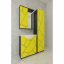 Комплект мебели Mikola-M Chaos с пеналом из пластика желтый серый 65 см Чернігів
