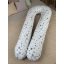 Подушка для беременных с наволочкой Coolki Stars On White XXXL 170x75 Нове